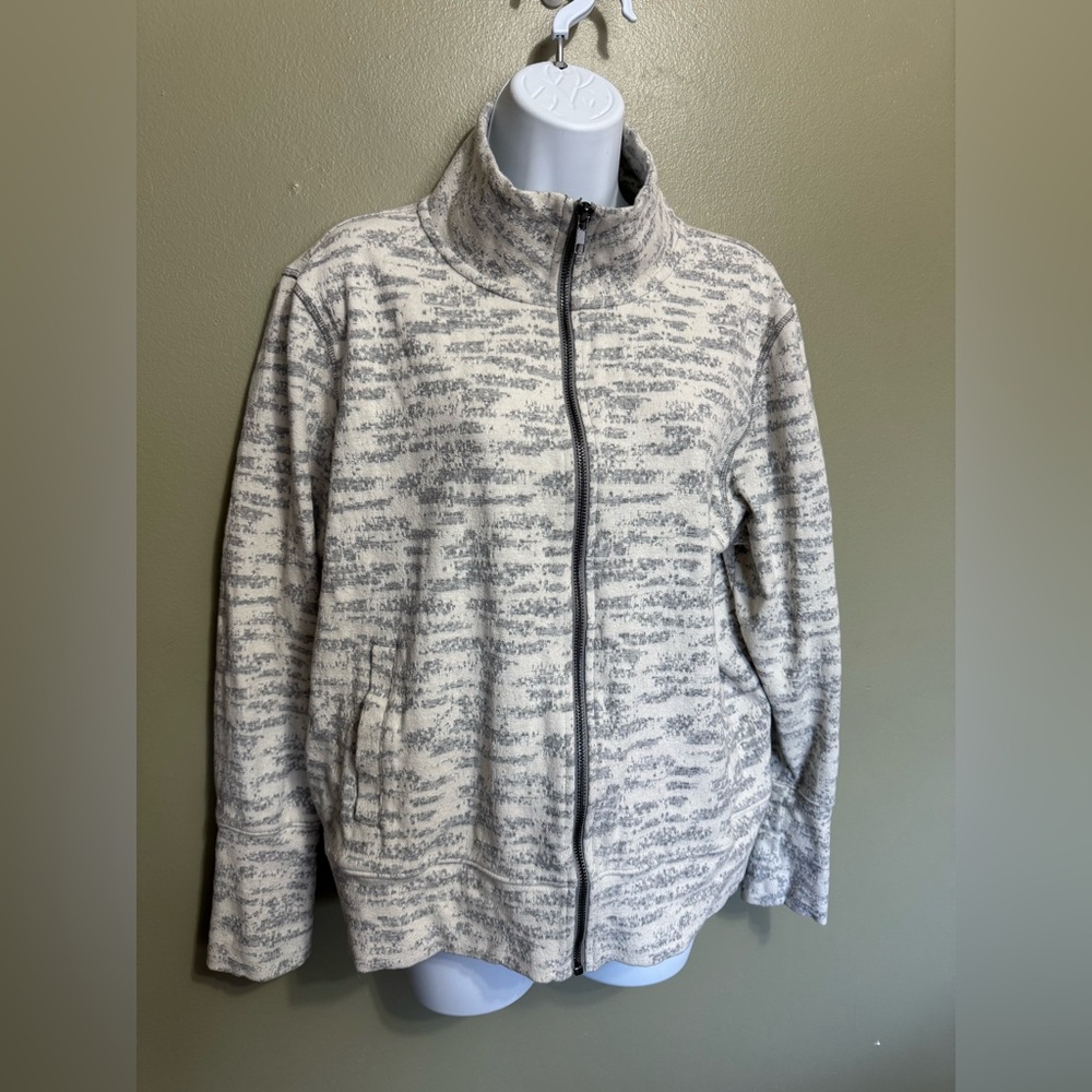 Zyia‎ Active Grey and Cream Jacket, Size XL